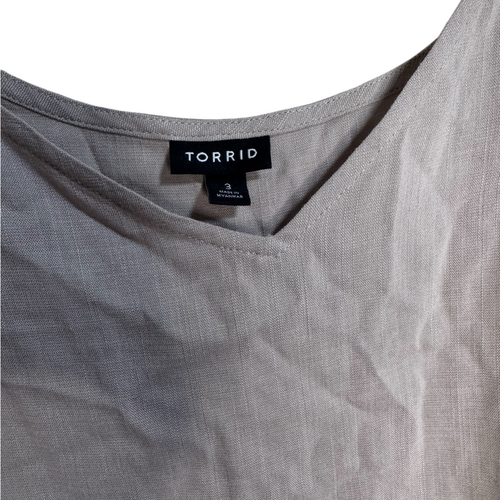 Torrid Beige Sleeveless Camisole Tank Top - 3X - Picture 3 of 3